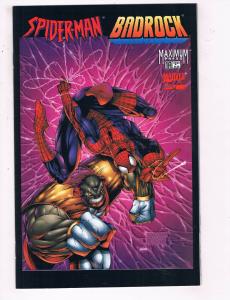 Spider-Man/Badrock #1A FN Marvel Comics Maximum Press Comic Book 1997 DE35