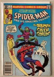 Spider-Man His Amazing Friends #1 Newsstand Marvel (5.0) price tag front (1981)