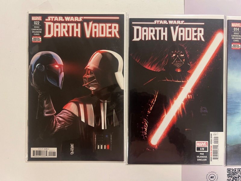 4 Star Wars Darth Vader Marvel Comic Books # 9 14 19 22 Avengers Thor 27 SM6