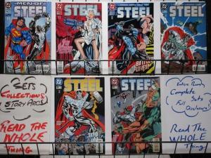 STEEL (1994) 14-19 MEN OF STEEL SUPERMAN,WhTHE SET!