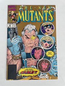 New Mutants # 87 NM Marvel Comic Book 2nd Print 1st Cable Appearance 10 J248