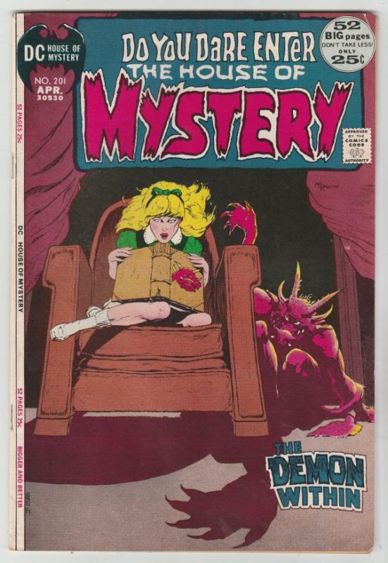 House of Mystery #201 (Apr-72) FN/VF Mid-High-Grade Cain