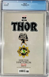 THOR #7 CGC 9.8 (Marvel 2020) SKAN store exclusive variant featuring Galactus 