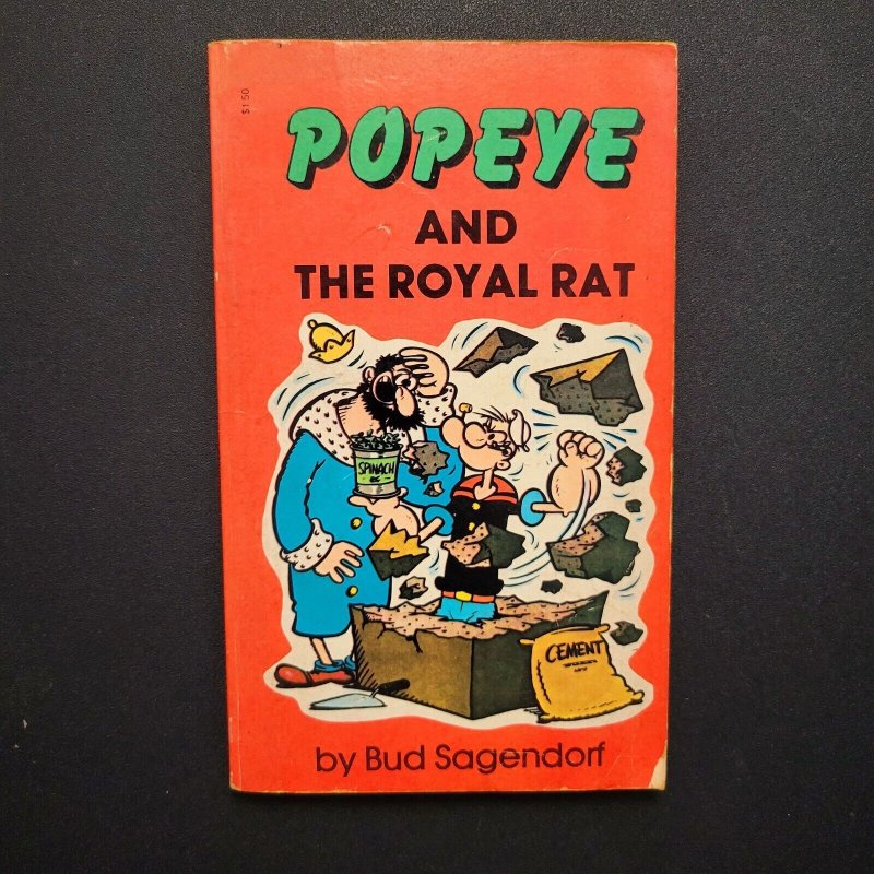 POPEYE & THE ROYAL RAT (1967 Bud Sagendorf) Vintage / Paperback / Tom Doherty