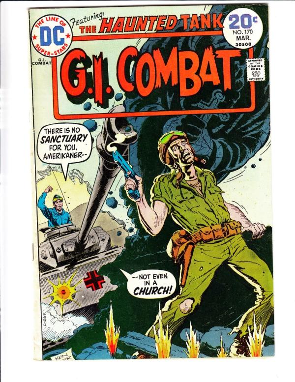 G.I. Combat #170 (Mar-74) VF High-Grade The Haunted Tank