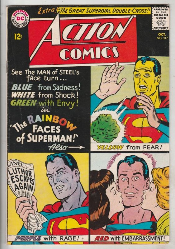 Action Comics #317 (Oct-64) VF+ High-Grade Superman