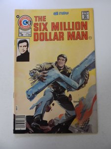 Six Million Dollar Man #1 (1976) VG/FN condition subscription fold