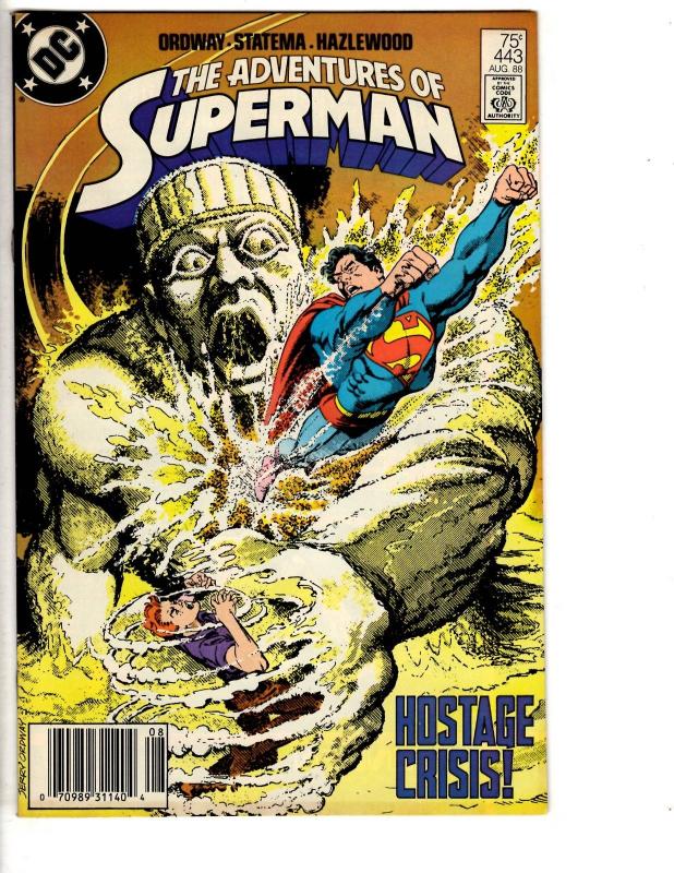 8 Adventures Of Superman DC Comic Books # 432 439 440 441 442 443 445 446 JG8