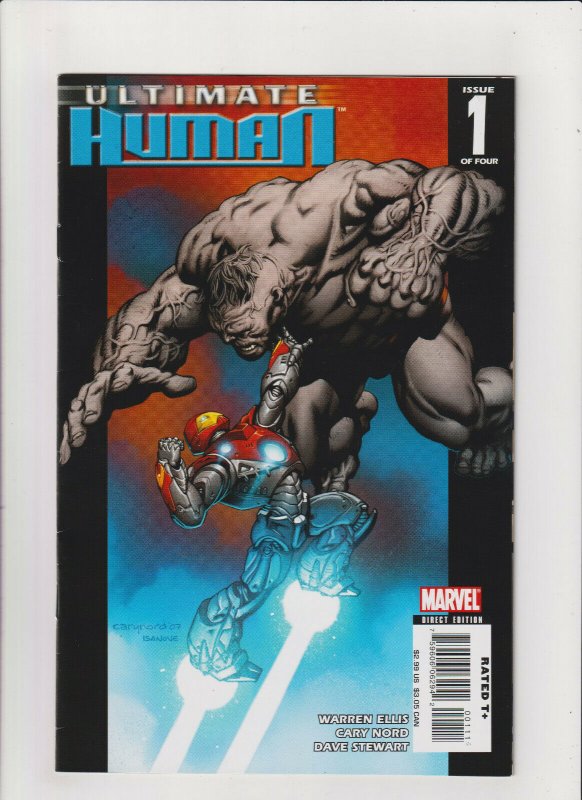 Ultimate Human #1 VF+ 8.5 Marvel Comics Hulk vs. Iron Man, Warren Ellis