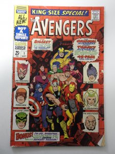The Avengers Annual #1 (1967) VG- Condition 3/4 in spine split