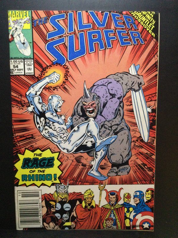 Silver Surfer #54 Newsstand Edition (1991)