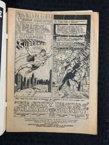 Vintage SUPERMAN PRESENTS SWAMP THING Murray Comics Magazine #nn G/VG 3.0