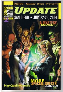 SDCC UPDATE #2 for 2004, NM, Michael Turner, Justice League, San Diego Comic Con