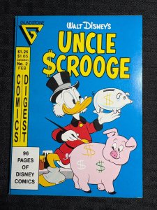 1987 Walt Disney's UNCLE SCROOGE Gladstone Comics Digest #2 FN+ 6.5