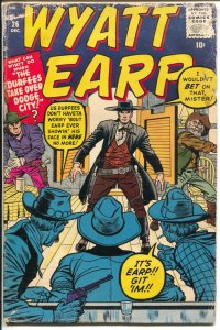 Wyatt Earp #26 1959-Atlas-Jack Kirby-gunsmanship feature-G