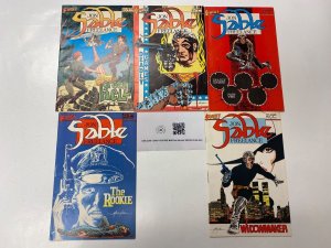 5 Jon Sable, Freelance FIRST comic book #15 17 18 20 21 83 KM9