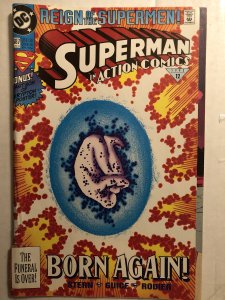 Action#687, cover loose, nice”Last son of Krypton”poster