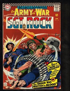 Our Army at War #166 ~ Sgt Rock ~ 1966 (7.0) WH