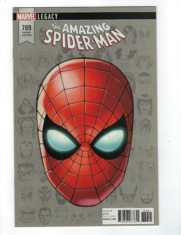  Amazing Spider-man Vol 1 # 789 Head Shot 1:10 Variant Cover NM Marvel 1st Print