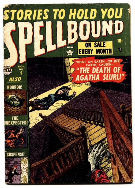 SPELLBOUND #9-1952-RUSS HEATH--VAMPIRE--PRE-CODE HORROR