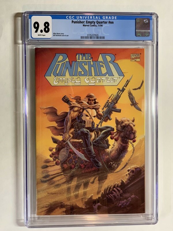 Punisher Empty Quarter 1 Nn Cgc 9.8 Wp Marvel Only 1 On Census!