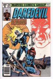 Daredevil #160 - Frank Miller Art / Black Widow / Bullseye (Marvel, 1979) VF