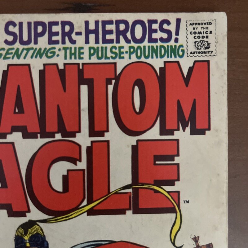 Marvel Super-Heroes #16  1968  Origin & First App. Phantom Eagle. Mid Grade.