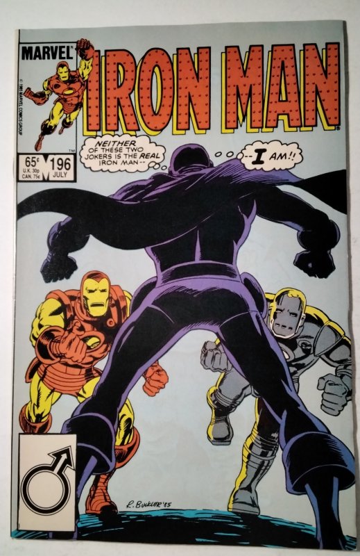 Iron Man #196 (1985) Marvel Comic Book J757