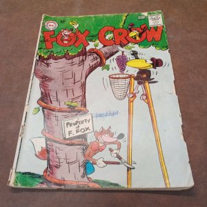 FOX AND THE CROW #81 DC 1963 EDGIER FUNNY ANIMAL TALES + HOUND & THE HARE comics