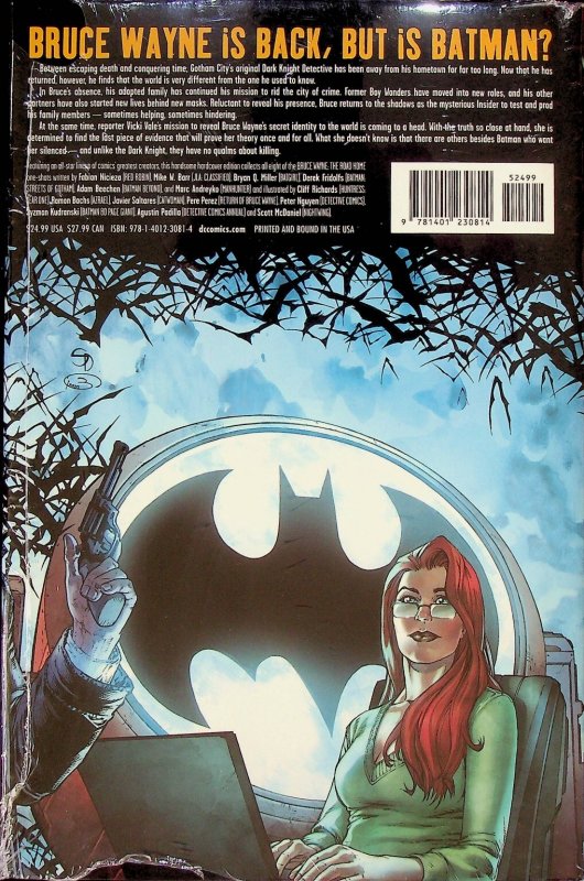 Batman Bruce Wayne The Road Home Trade Paperback DC Comics Graphic Novel