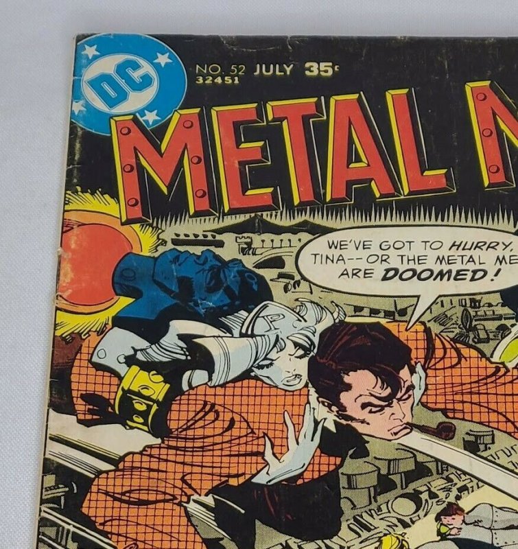 Metal Men #52 DC 1977 Doctor Strangeglove and the Brain Children VG 4.0