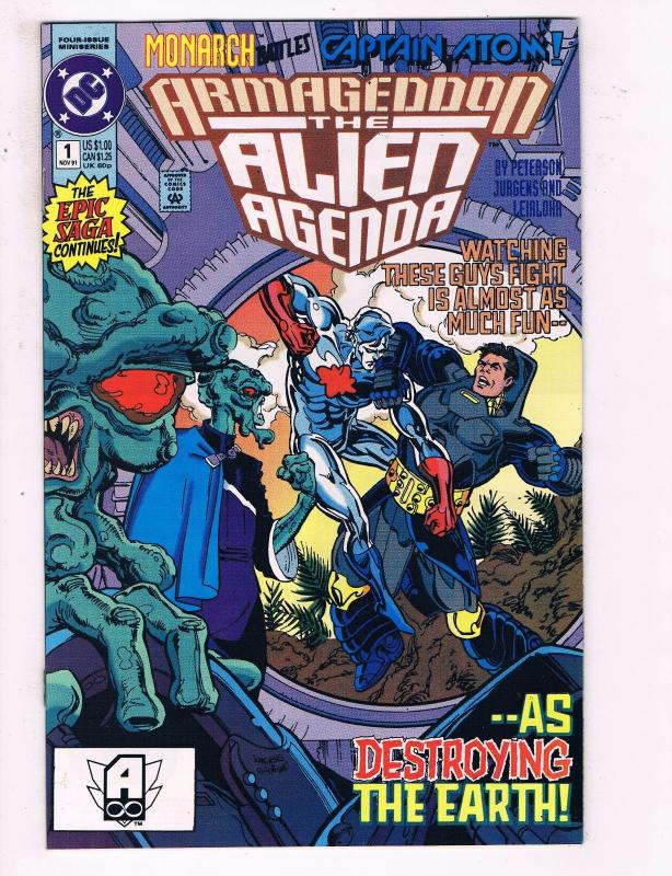 Armageddon The Alien Agenda #1 VF DC Comics Comic Book Jurgens DE15 