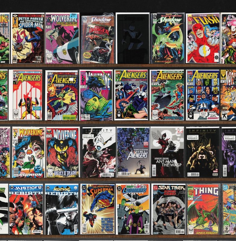 Huge Lot 150+ Comics with Wolverine, Avengers, The Avengers & More!