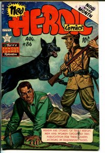 Heroic #86 1953-Korean War Frazetta-commies-German Shepherd-VG+