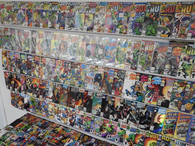 Huge Lot 190+ Comics W/Incredible Hulk, Ghost Rider, Storm+ Avg Fine+ Condition!