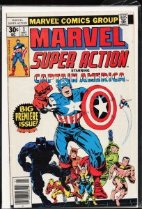 Marvel Super Action #1 (1977) Captain America [Key Issue]