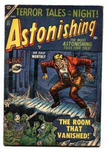 ASTONISHING #31 ATOMIC BOMB panels-Vampires-1954-Pre-code horror