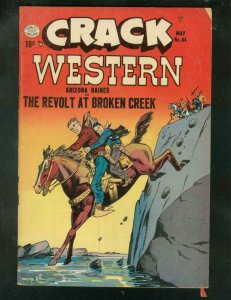 CRACK WESTERN #84 1953-ARIZONA RAINES-REED CRANDALL ART VG-