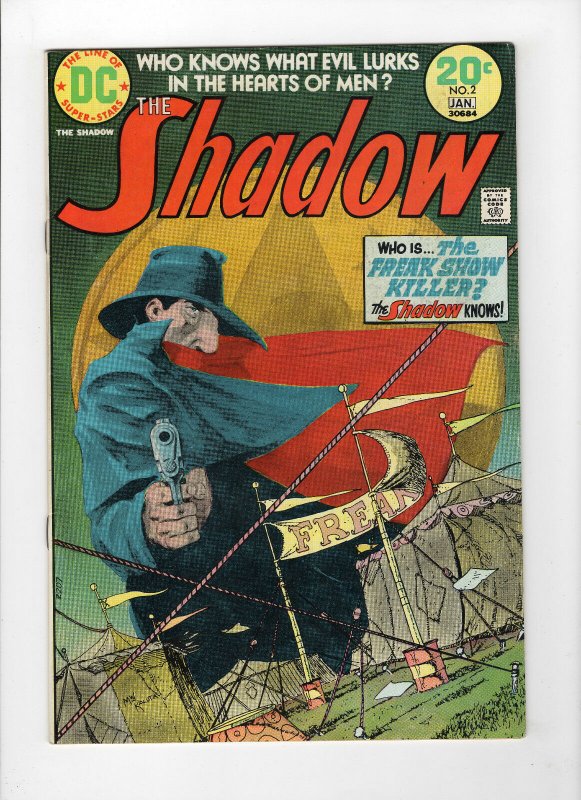 The Shadow #2 (Dec 1973-Jan 1974, DC) - Very Fine 