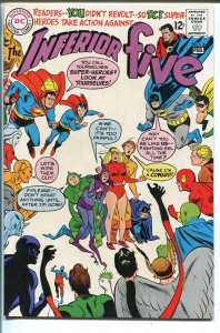 INFERIOR FIVE #6 198-DC COMICS-BATMAN-SUPERMAN-ATOM-FLASH-DC STAFF-nm