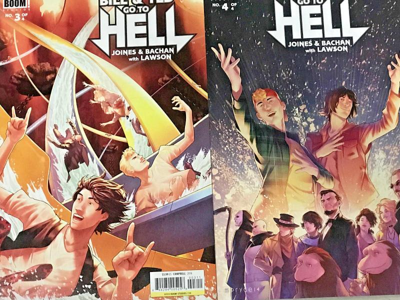 BILL & TED GOES TO HELL#1-4 NM LOT 2016 BOOM STUDIOS COMICS