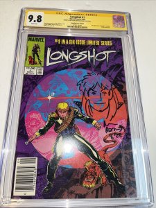 Longshot (1985) #1 (CGC SS 9.8) Signed Arthur Sketch Adams ! CPV Canadian Price