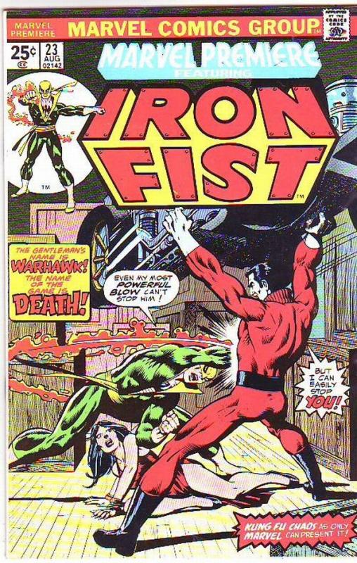 Marvel Premier #23 (Jan-75) VF+ High-Grade Iron Fist