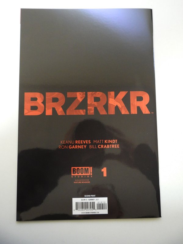 BRZRKR #1 Foil Cover (2021) NM Condition
