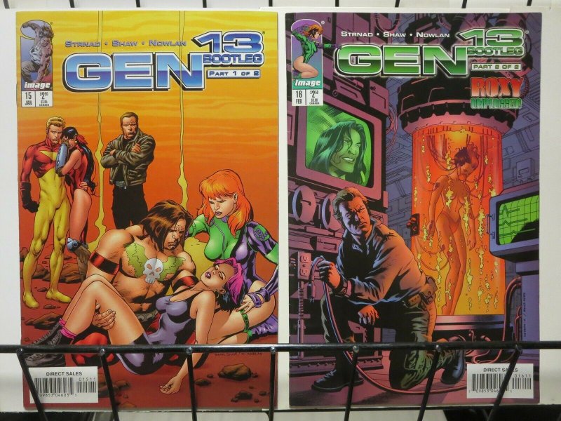 GEN 13 BOOTLEG  15-16 complete Strnad/Nowlan story arc