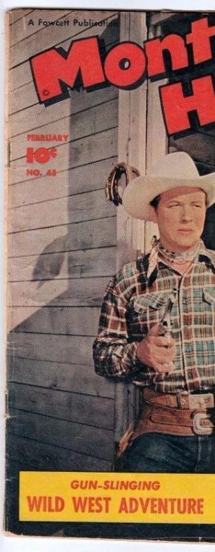 Monte Hale Western 45 strict GD/VG 3.0 High-Grade  ~Gabby Hayes~