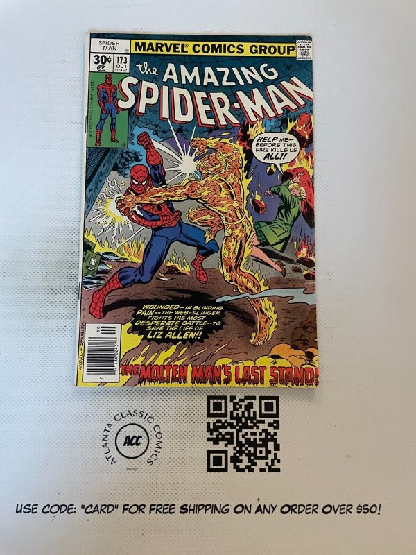 Amazing Spider-Man # 173 VF Marvel Comic Book Doctor Octopus Rhino May 22 SM16