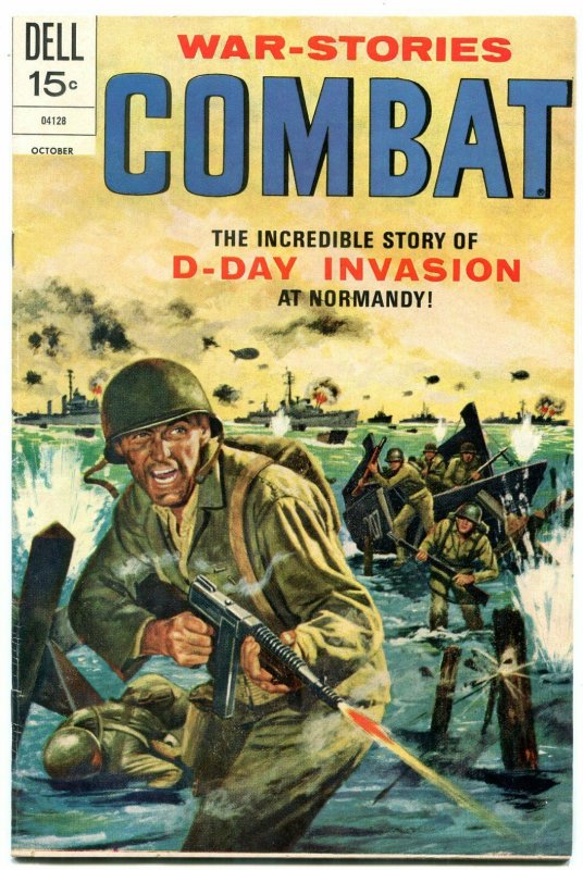 Combat #37 1972- Dell Comics- D-Day invasion Normandy FM+