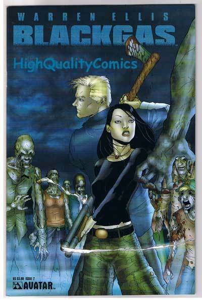 BLACK GAS #2, NM, Warren Ellis, Zombies, Undead, 2006, more BG in store