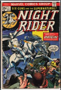 Night Rider #1 (1974) Night Rider